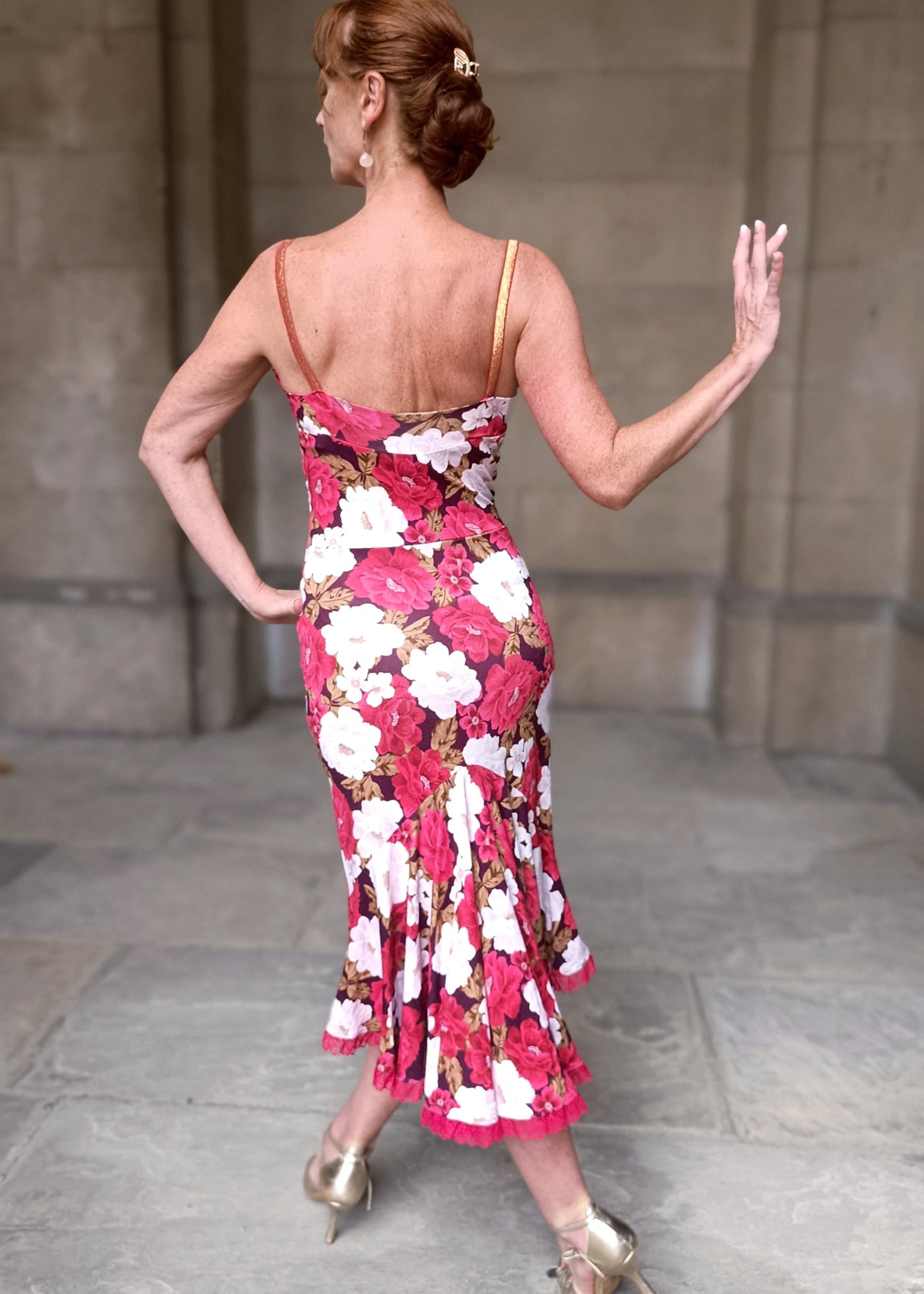 BETSY  Tango dress with back frill