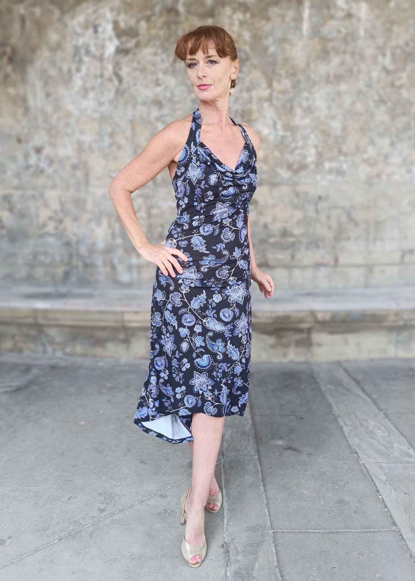 VESPER Tango halterneck dress