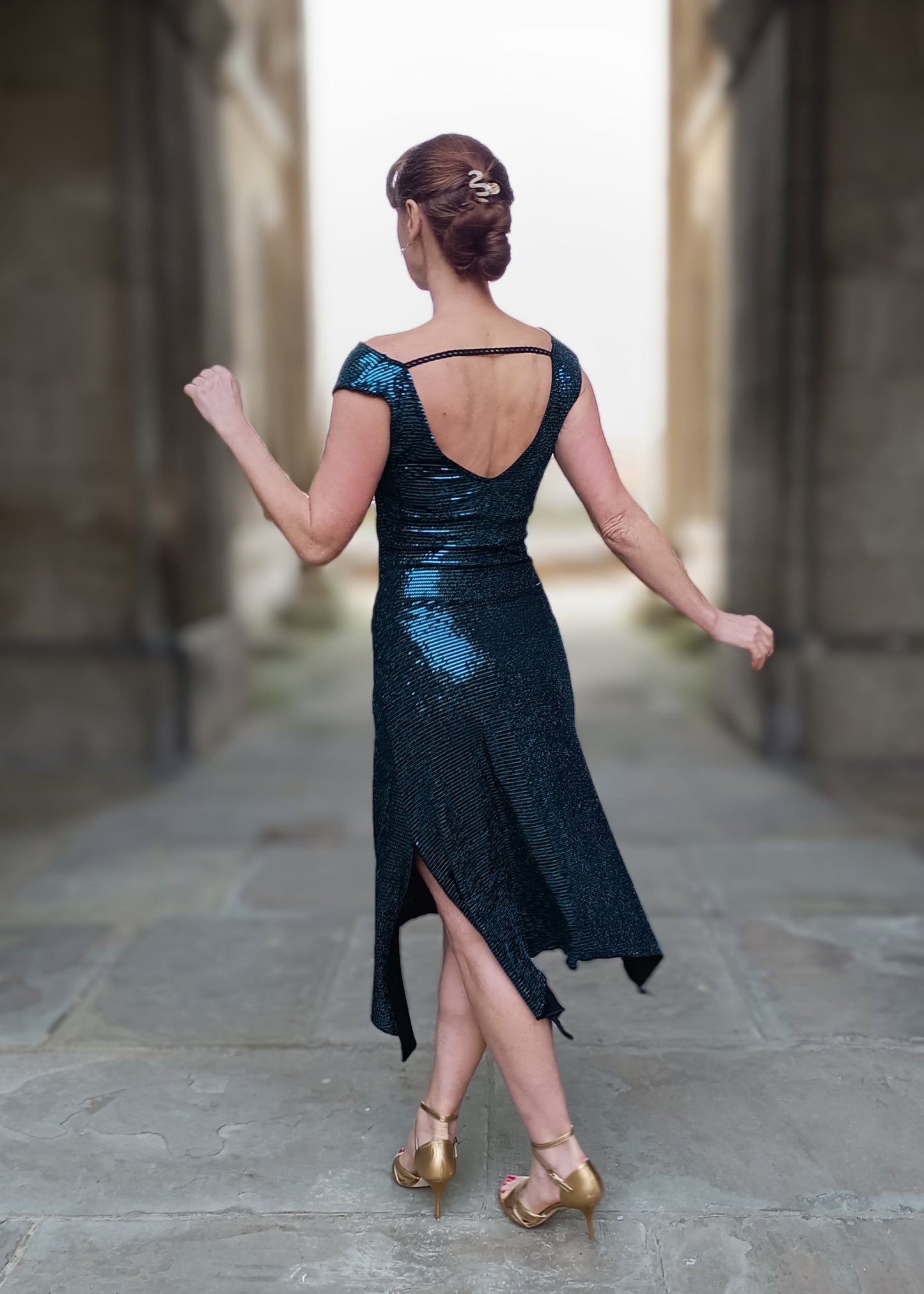 VELMA Lurex dress